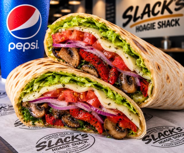 Cold Veggie Wrap.