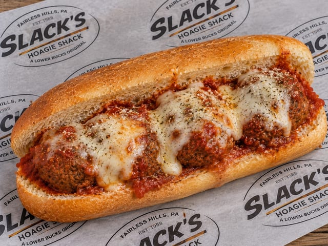 Meatball Parmigiana.