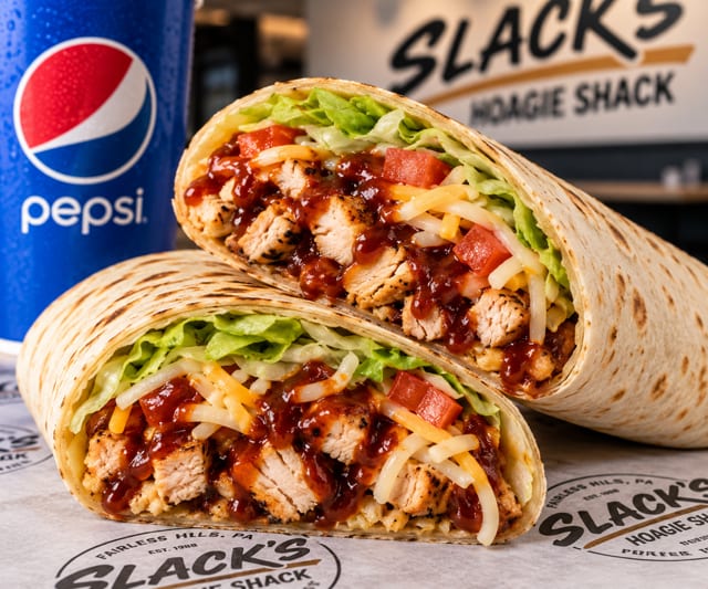 BBQ Chicken Wrap.
