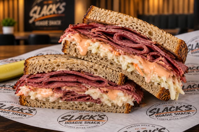 Corned Beef Special Sandwich.