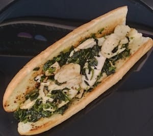 Chicken & Spinach.
